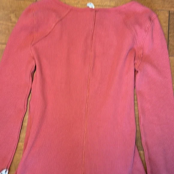 FREE PEOPLE Bandana Cuff Thermal Long Sleeve Top XS ***NOTE*** - Picture 9 of 9